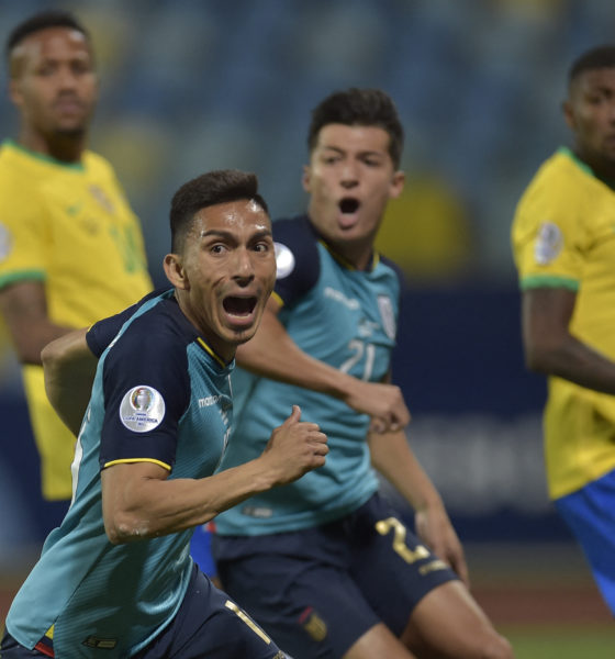Ecuador le arrebató triunfo a Brasil dentro de la Copa América. Foto: Twitter