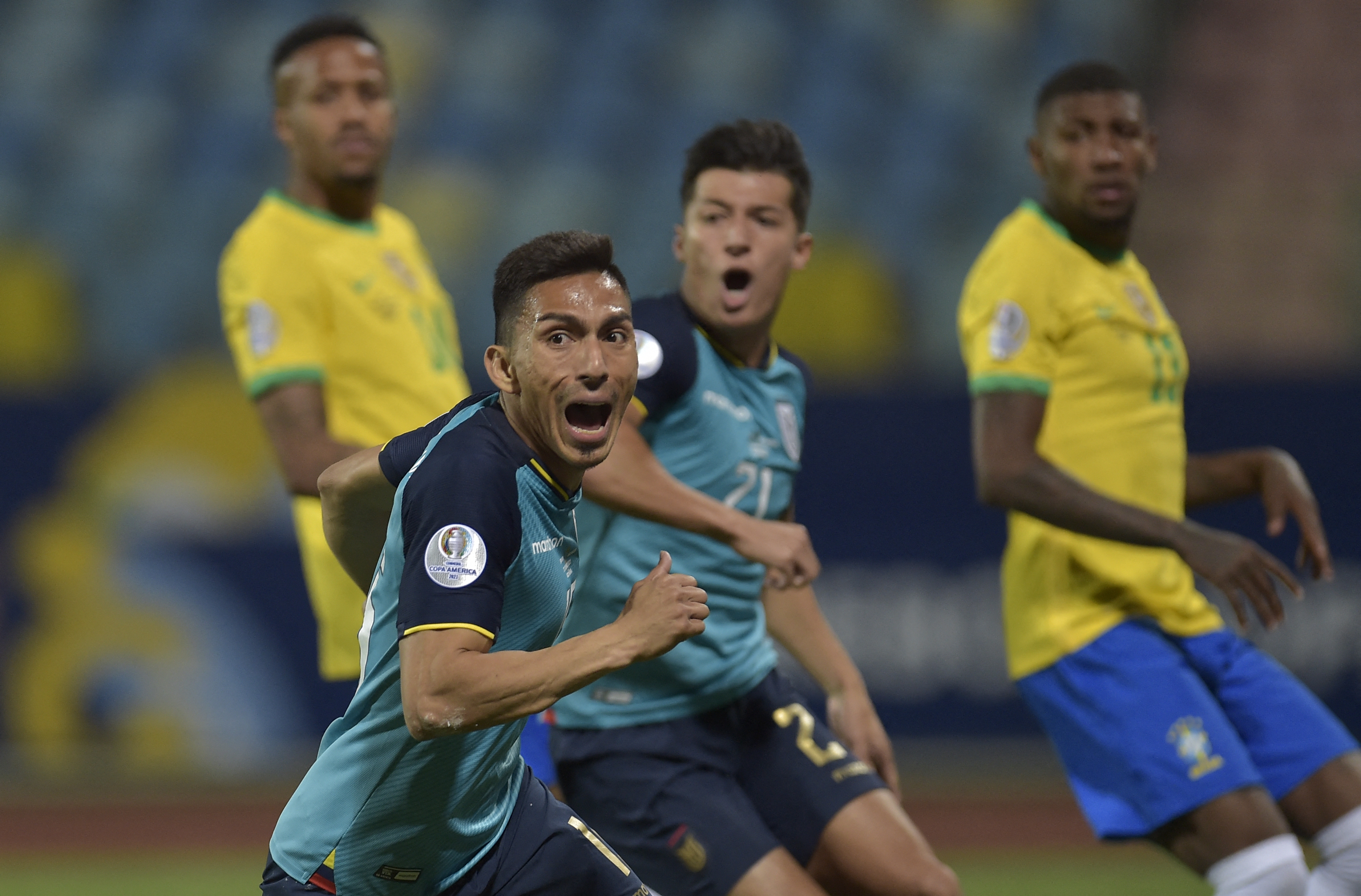 Ecuador le arrebató triunfo a Brasil dentro de la Copa América. Foto: Twitter