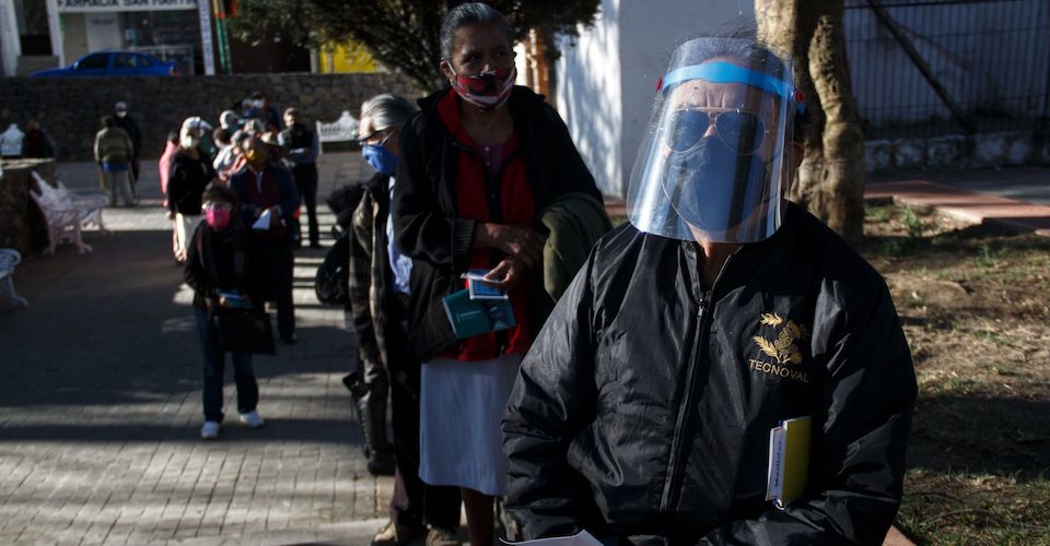 Vacunación en Xochimilco y Cuauhtémoc. Foto: Cuartoscuro