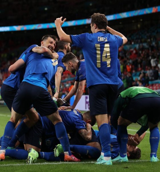 Italia a los cuartos de final de la Eurocopa. Foto: Twitter