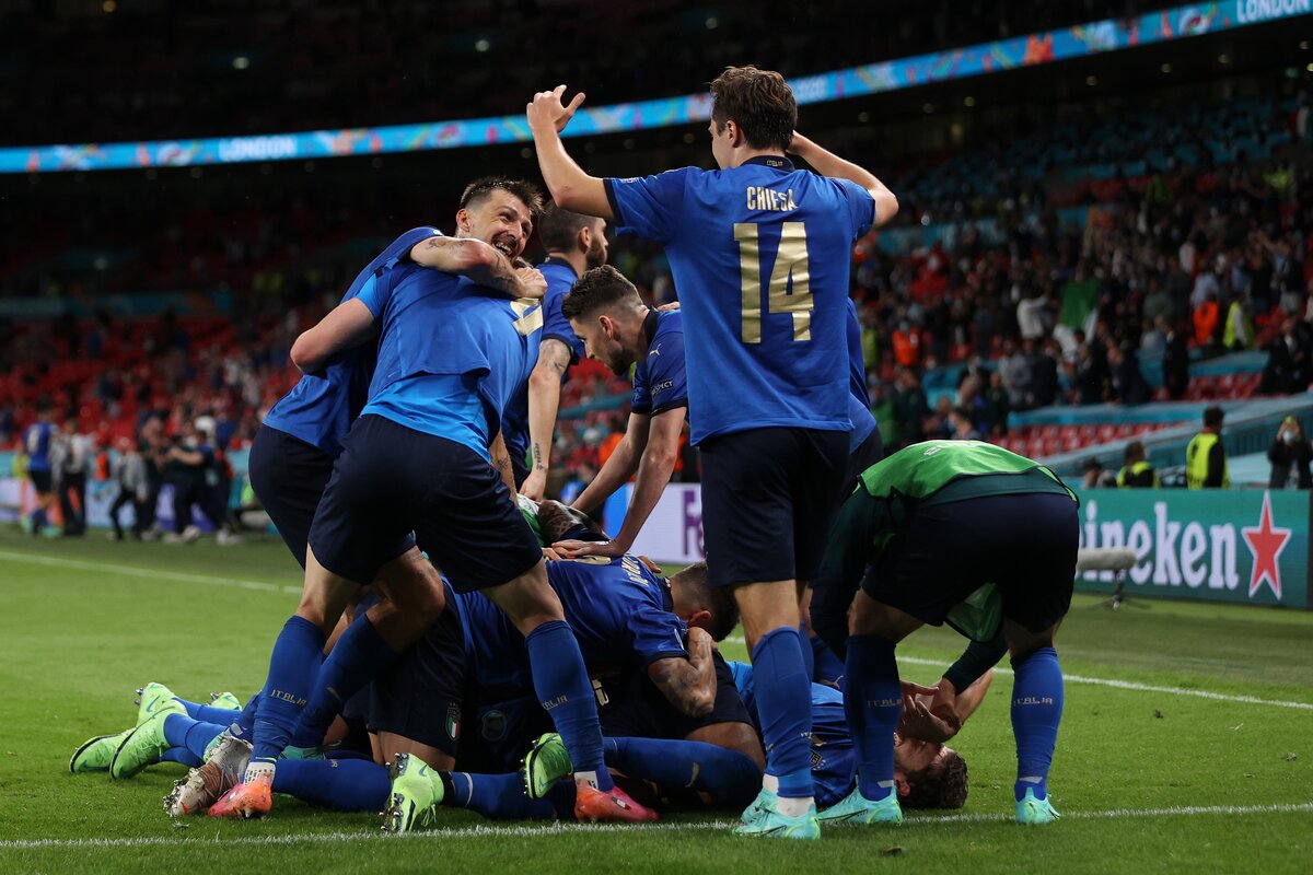 Italia a los cuartos de final de la Eurocopa. Foto: Twitter