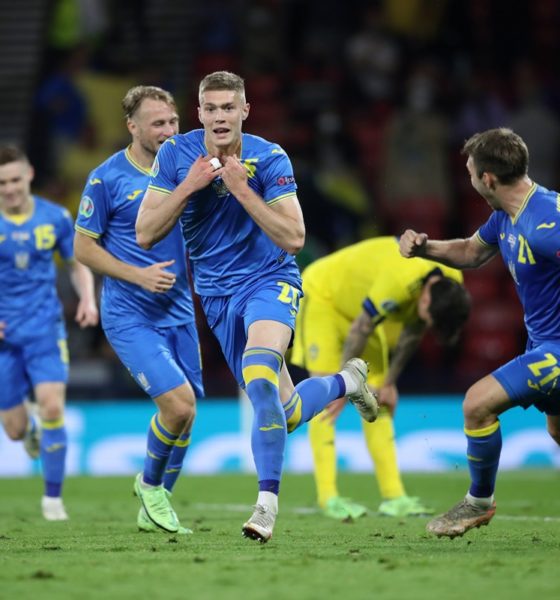 Ucrania, a los cuartos de final de la Euro. Foto: Twitter