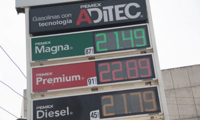 Pese a estímulos fiscales, precios de combustibles en su máximo histórico