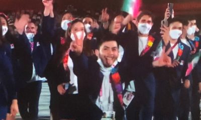 Atleta mexicano se quitó el cubrebocas durante los Juegos Olímpicos. Foto: Twitter