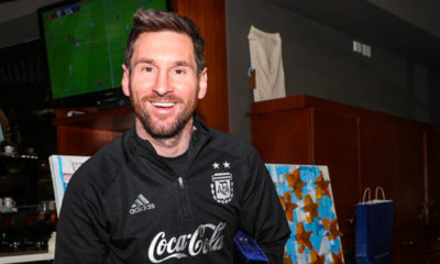 Lionel Messi con Argentina. Foto: Twitter