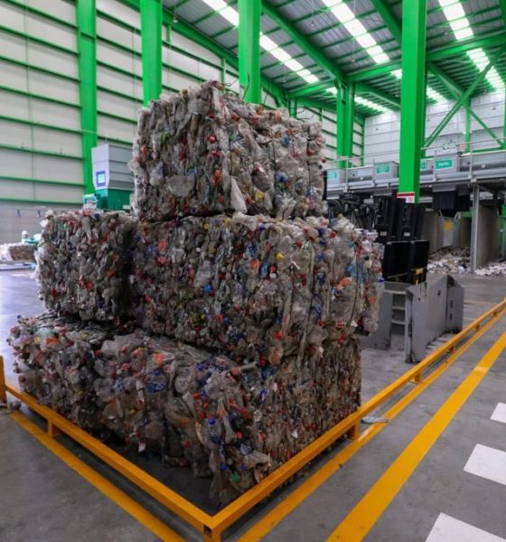 Sheinbaum encabeza apertura de planta de reciclaje. Foto: Twitter