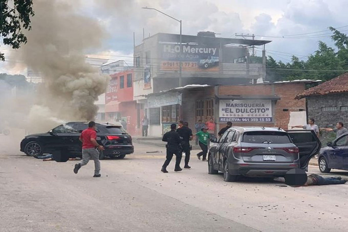 Balacera en Chiapas deja al menos tres muertos