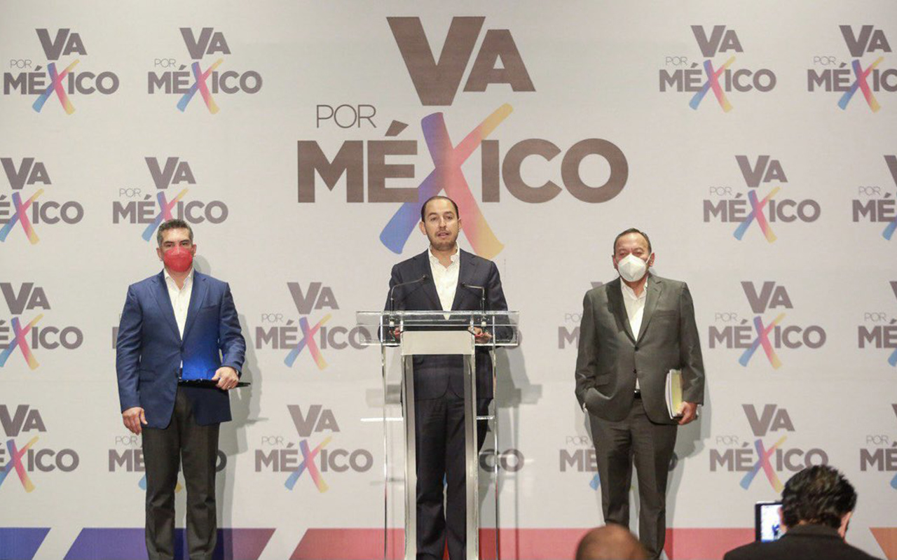 Coalición Va Por México exige anulación de elecciones