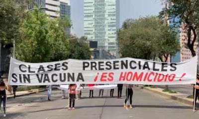 Estudiantes piden ser vacunados contra el Covid