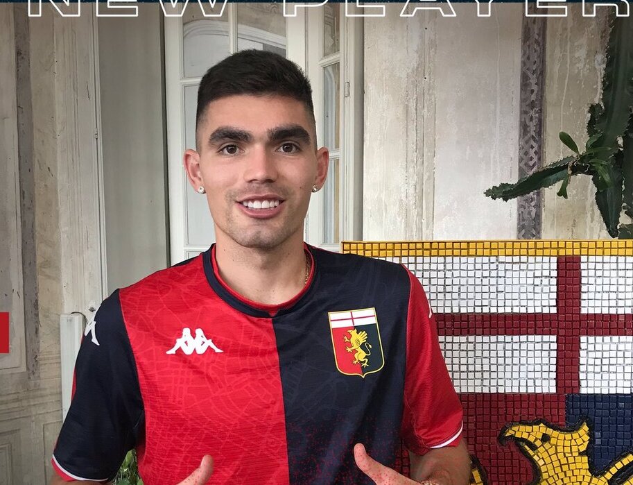 Johan Vásquez, nuevo jugador del Genoa. Foto: Twitter