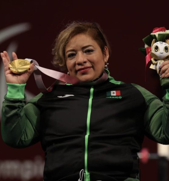 Las 100 medallas de oro de la Delegación Mexicana. Foto: Twitter
