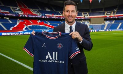 Lionel Messi viste la casaca del PSG. Foto: Twitter