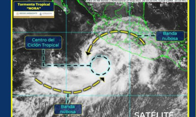 Nora se convertirá en huracán el sábado; Colima está en alerta