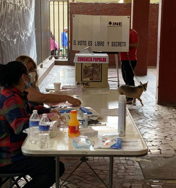 Baja participación y lluvia durante consulta en alcaldía Cuauhtémoc