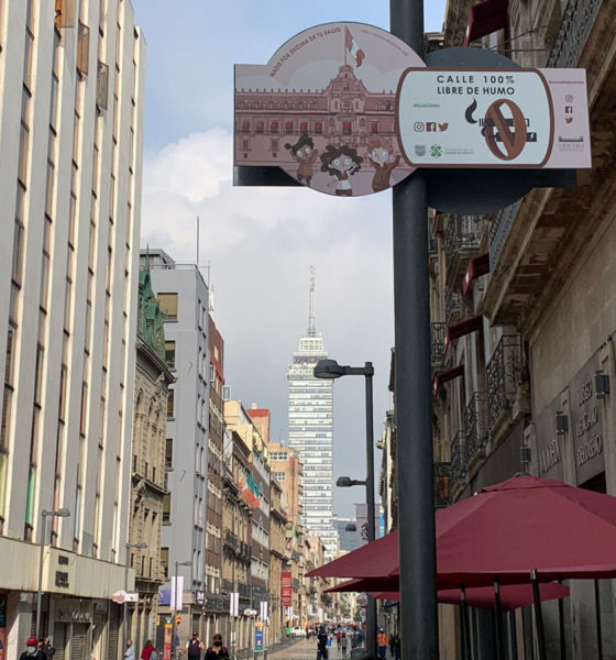 Madero, calle sin humo de tabaco en el Centro Histórico