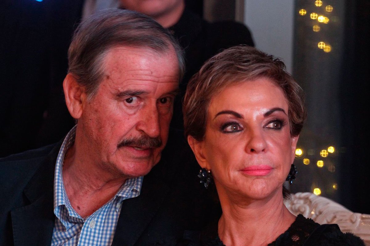 Vicente Fox y su esposa. Foto: Cuartoscuro