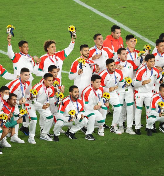 México recibió su bronce. Foto: @miseleccionmx