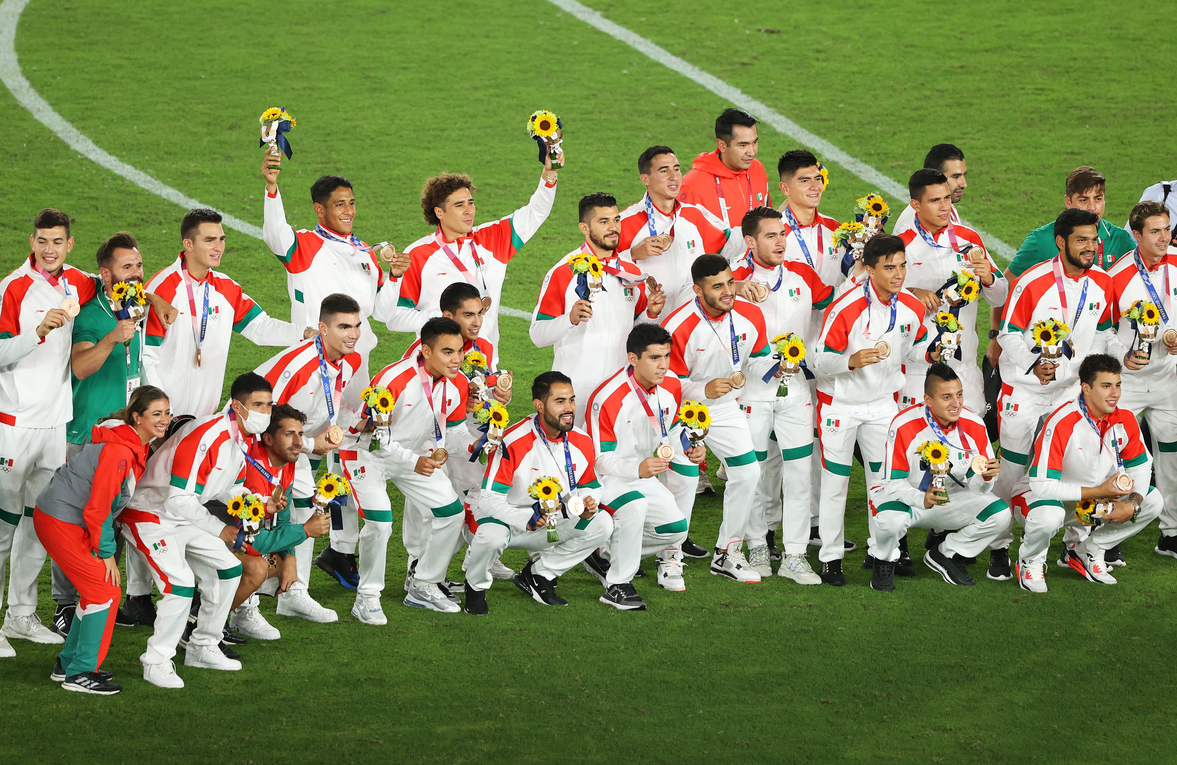 México recibió su bronce. Foto: @miseleccionmx