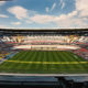 Palco del Estadio Azteca. Foto: Twitter