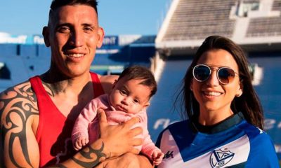 Ricardo Centurión con su hija. Foto: Twitter