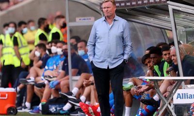 Ronald Koeman con el Barcelona. Foto: Twitter