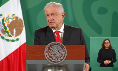 Condena AMLO actos vandálicos durante marcha al zócalo