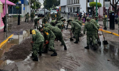 Amanece Ecatepec entre lodo y escombros por intensas lluvias