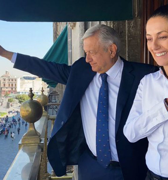 AMLO califica gestión de Claudia Sheinbaum como "muy buena"