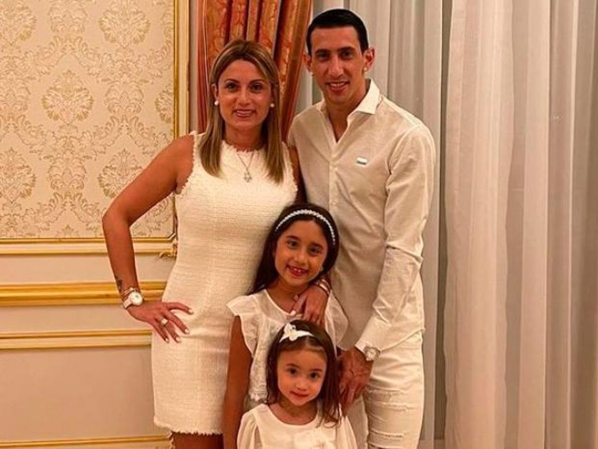 Ángel Di María con su familia. Foto: Twitter