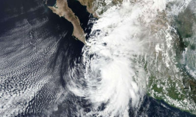 Huracán “Pamela” toca tierra en Sinaloa, es categoría uno
