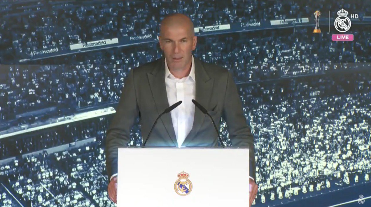 Zidane rechaza al Newcastle. Foto: Twitter