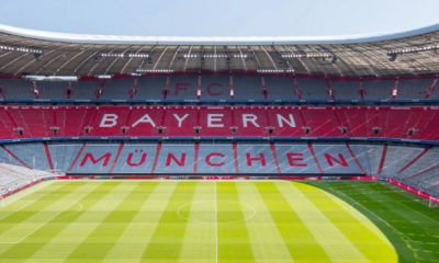 A puerta cerrada el Bayern Münich ante Barcelona. Foto: Twitter