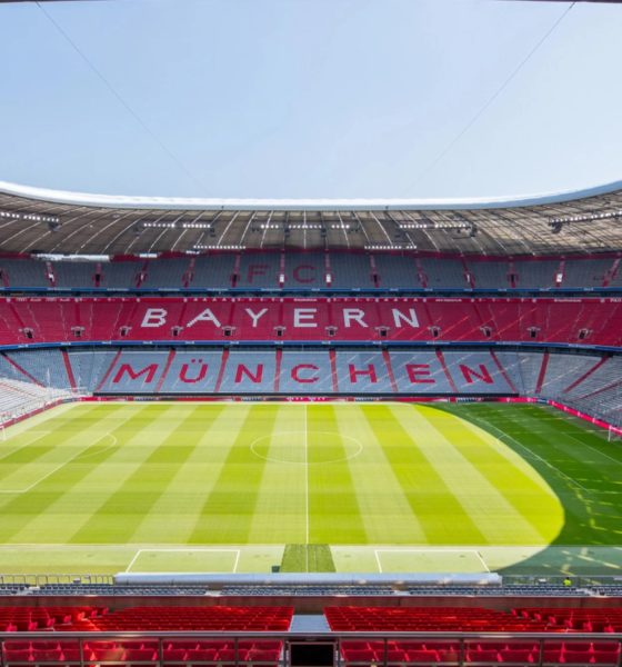 A puerta cerrada el Bayern Münich ante Barcelona. Foto: Twitter