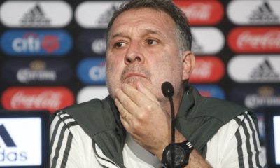 Gerardo Martino con el Tri. Foto: Cuartoscuro