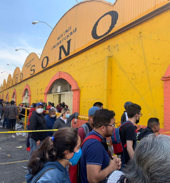 Sofocan incendio en el Mercado de Sonora; sin daños en estructura y salvan animales