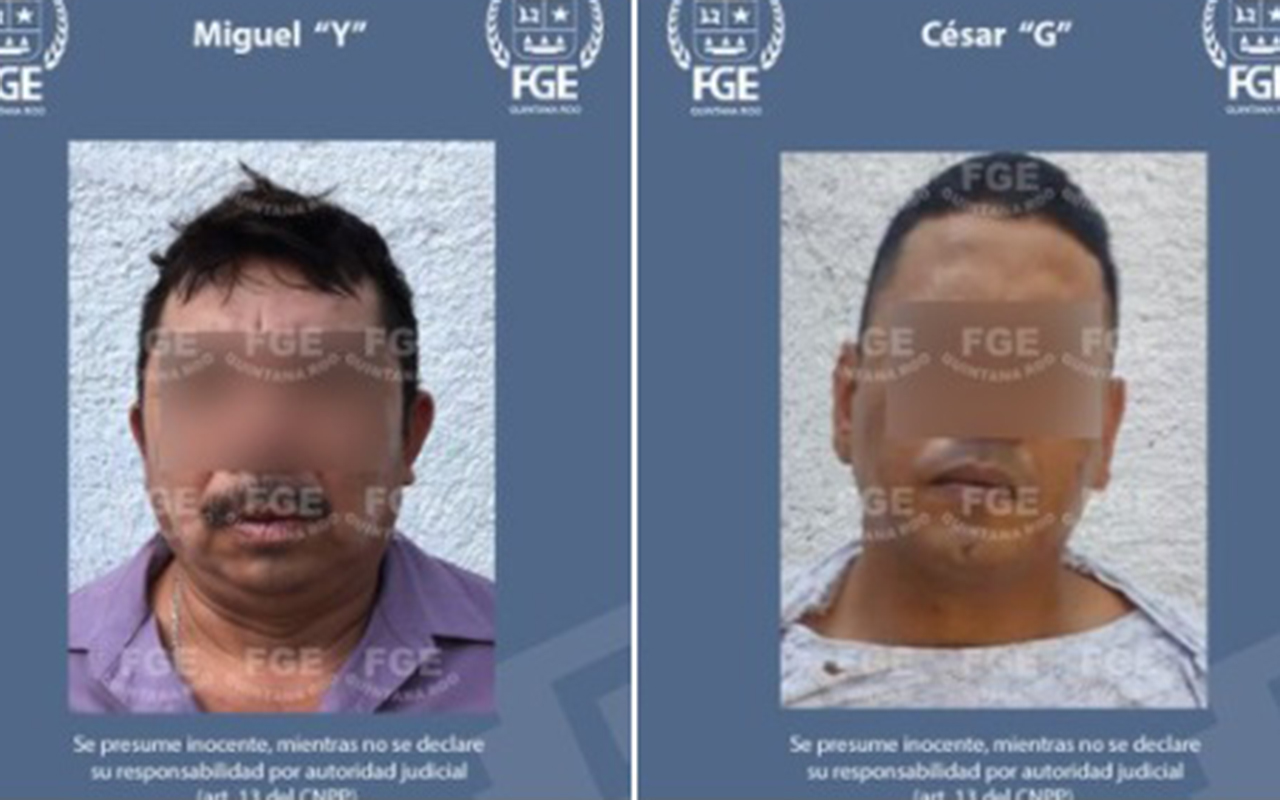 Capturan a 2 presuntos responsables de balacera en Puerto Morelos