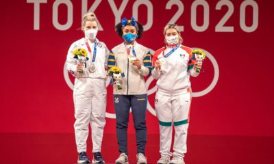 Aremi Fuentes, medalla de bronce en Tokio. Foto: Twitter