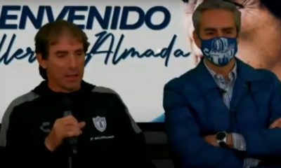 Guillermo Almada con Pachuca. Foto: Twitter
