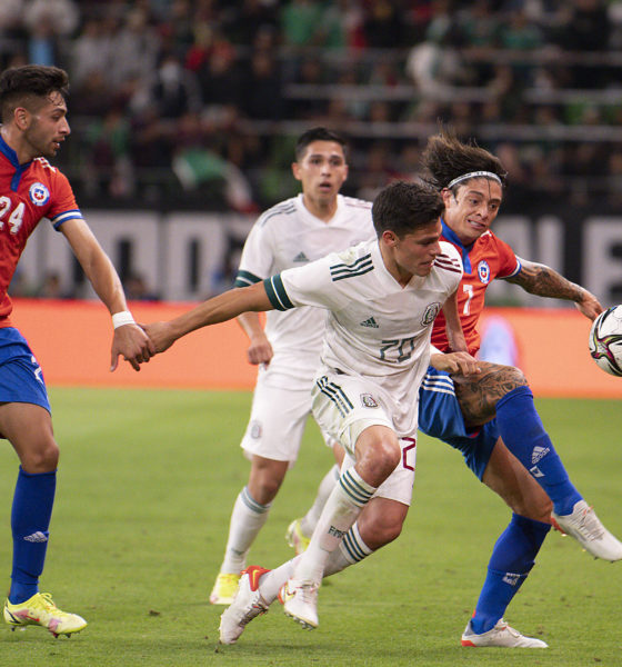 Selección Mexicana le ganó a Chile. Foto: Twitter