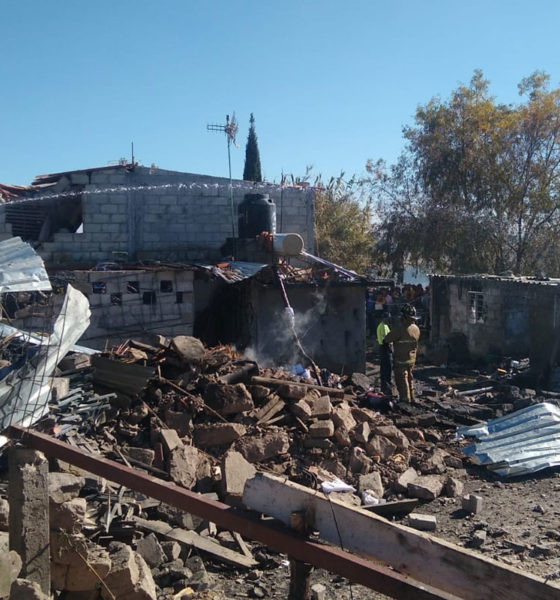 Explosión por pirotecnia en Amealco, en Querétaro, deja dos lesionados