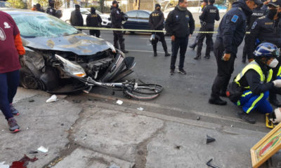 Reportan delicados de salud a un par de ciclistas atropellados en CDMX