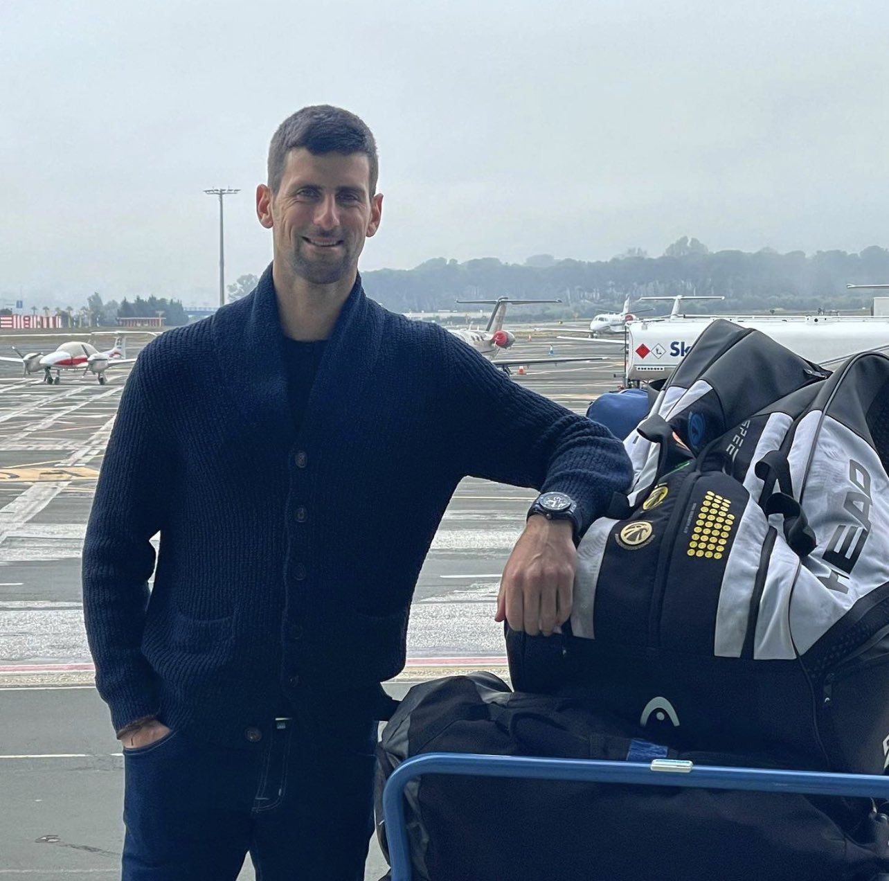 Djokovic jugará el Abierto de Australia. Foto: Twitter