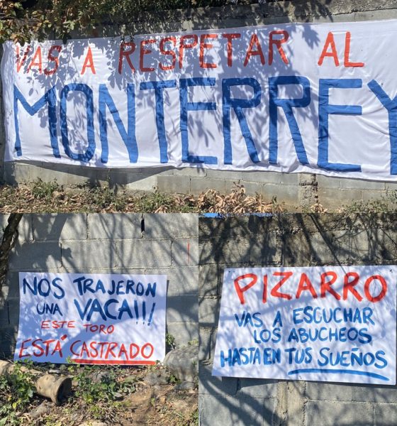 Aficionados de Monterrey. Foto: Twitter