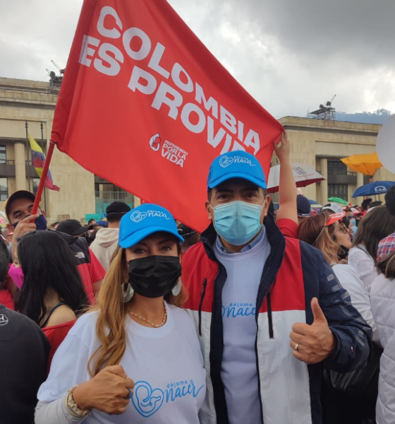 Marchan en Colombia contra la despenalización del aborto
