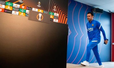 Xavi Hernández con el Barcelona. Foto: Twitter