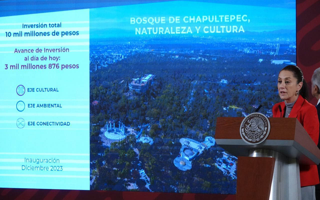 Peña Nieto convertía Bosque de Chapultepec en “nuevo Santa Fe”: Sheinbaum