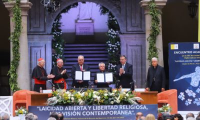Firman Episcopado y Facultad de Medicina de la UNAM carta de intención para promover el Códice Cruz-Badiano, bien histórico de medicina indígena