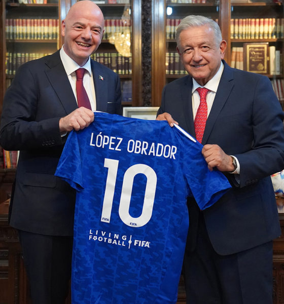 Inician preparativos rumbo al Mundial 2026 en México; AMLO recibe a presidente de la FIFA