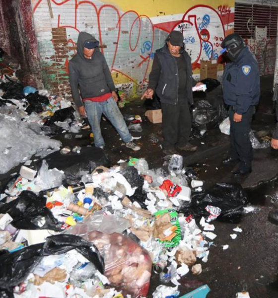 Remiten a vecinos ante juez calificador por tirar basura en calles de alcaldía Cuauhtémoc