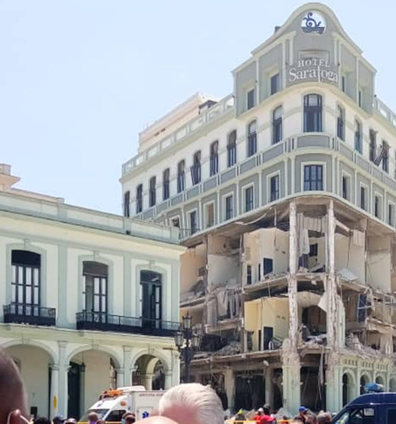 Explota hotel Saratoga en La Habana; hay personas atrapadas